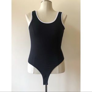 Black Tank Top Bodysuit